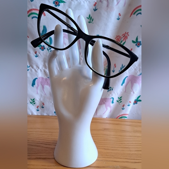 EUC Versace VE3293 Black & Grey TyeDye CatEye Casual Reading Glasses Frames - Picture 1 of 15